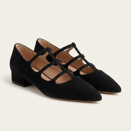 Vinka | Elegant Black Flat