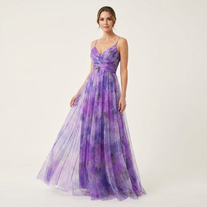 Giselle | Watercolor Maxi Dress