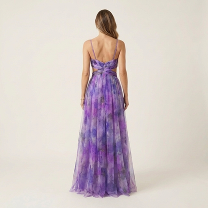 Giselle | Watercolor Maxi Dress