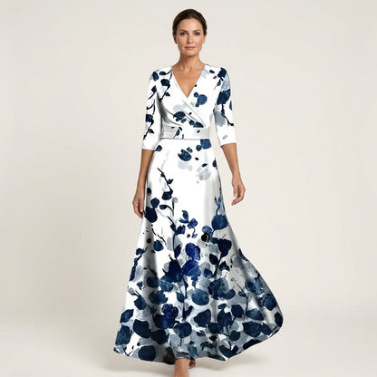 Emiliana | Wrap-Style Maxi Dress
