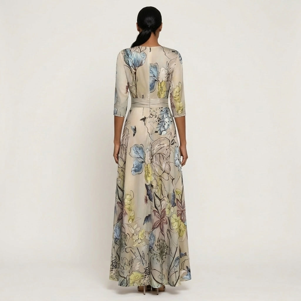 Emiliana | Wrap-Style Maxi Dress