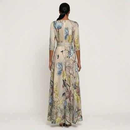 Emiliana | Wrap-Style Maxi Dress