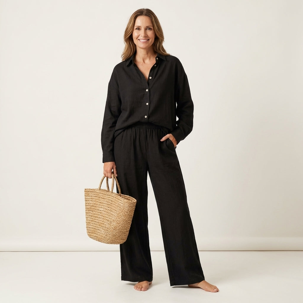Mell | Linen Two-Piece Set