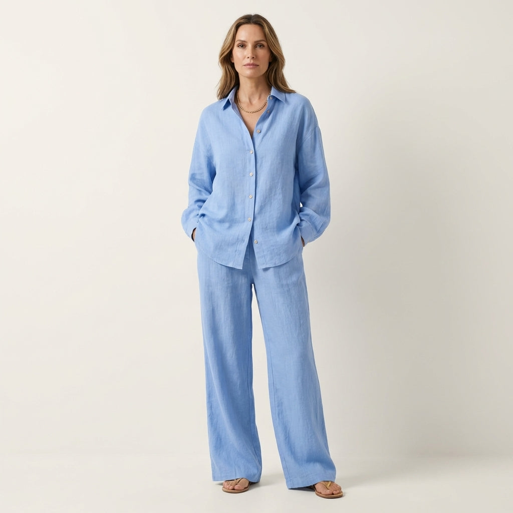 Mell | Linen Two-Piece Set