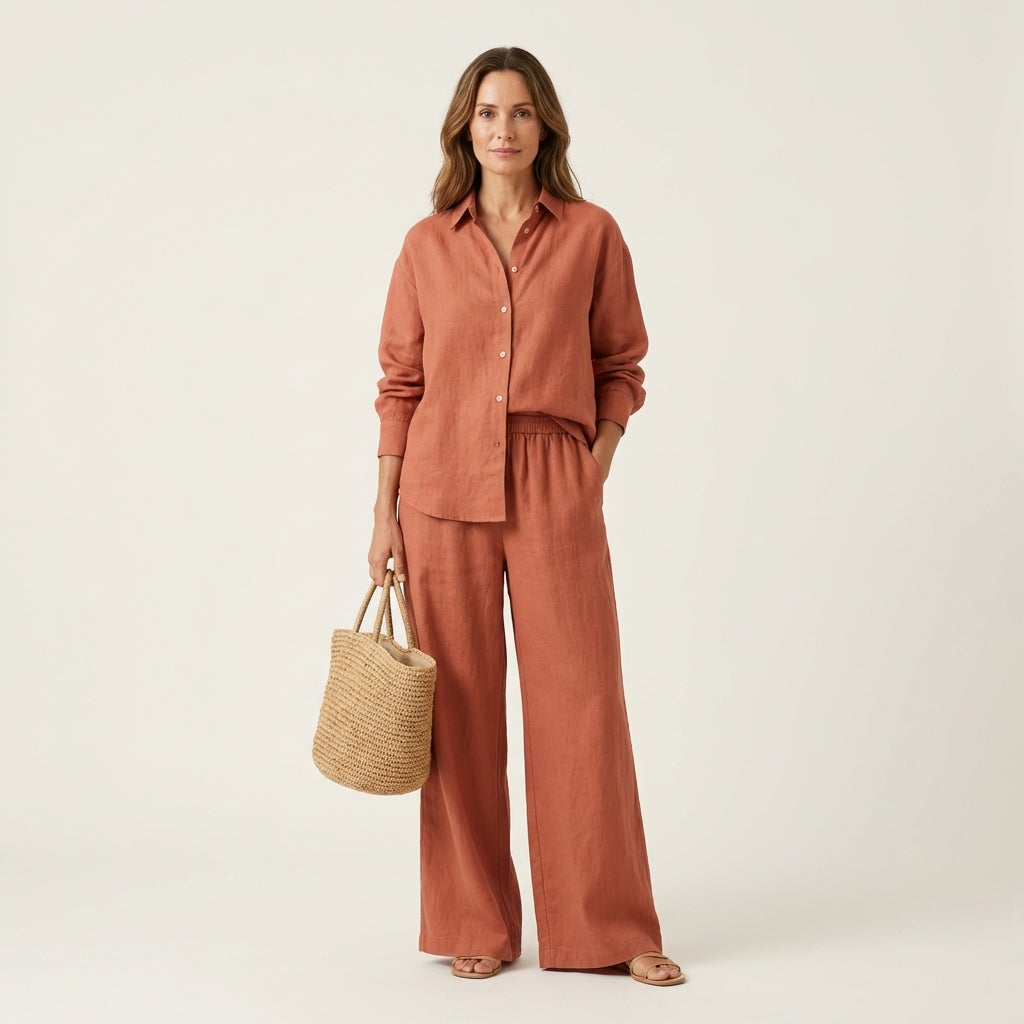 Mell | Linen Two-Piece Set