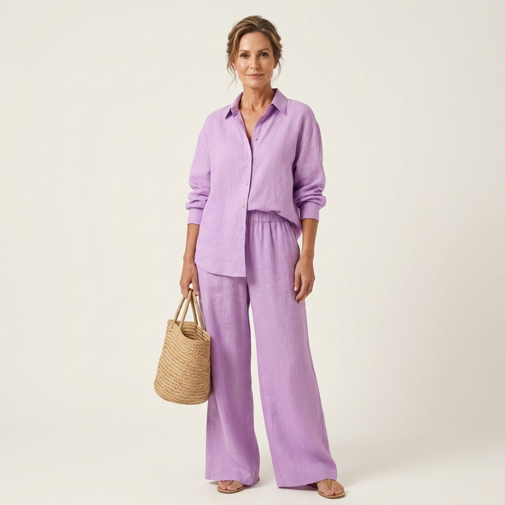 Mell | Linen Two-Piece Set