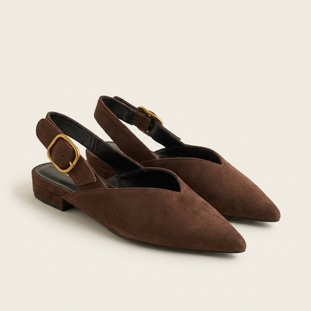 Bellonia | Suede Slingback Flat