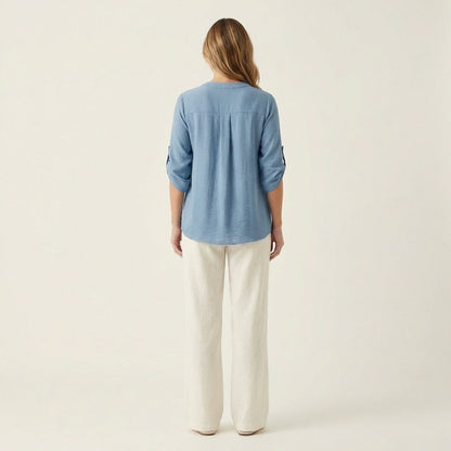 Aljolina | Lace-Bib Blouse
