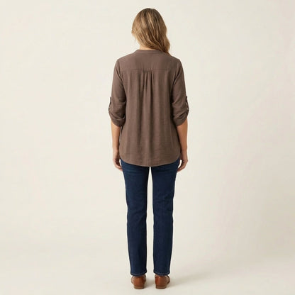 Aljolina | Lace-Bib Blouse