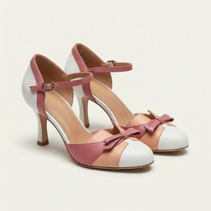 Darcy | Color-Blocked Ankle-Strap