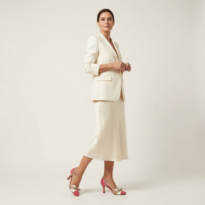 Darcy | Color-Blocked Ankle-Strap