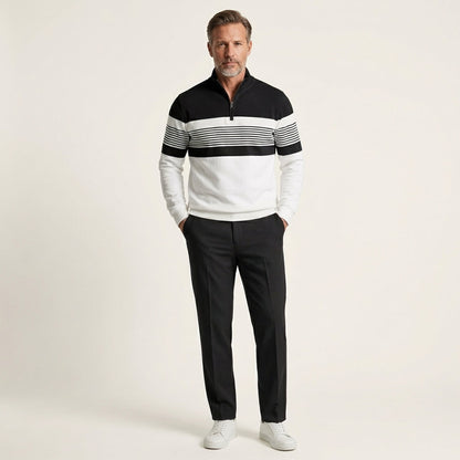 Victor | Quarter-Zip Sweatshirt and Tapered Pants Set