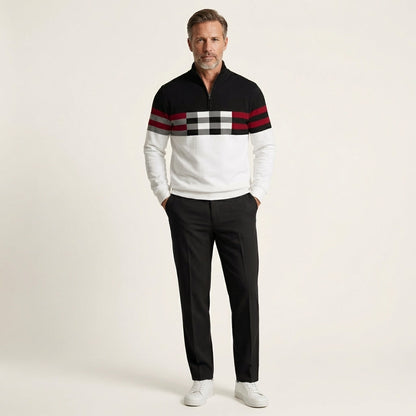 Victor | Quarter-Zip Sweatshirt and Tapered Pants Set