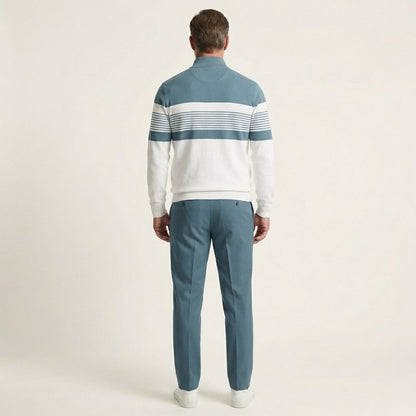 Victor | Quarter-Zip Sweatshirt and Tapered Pants Set