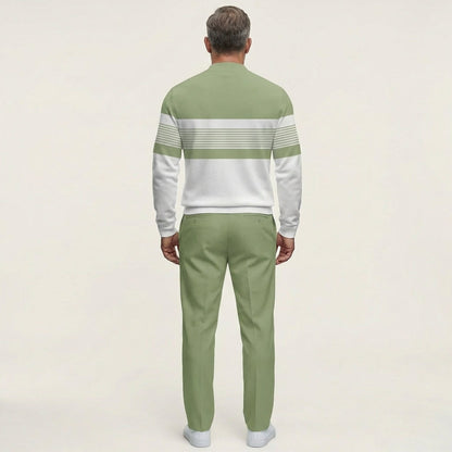 Victor | Quarter-Zip Sweatshirt and Tapered Pants Set