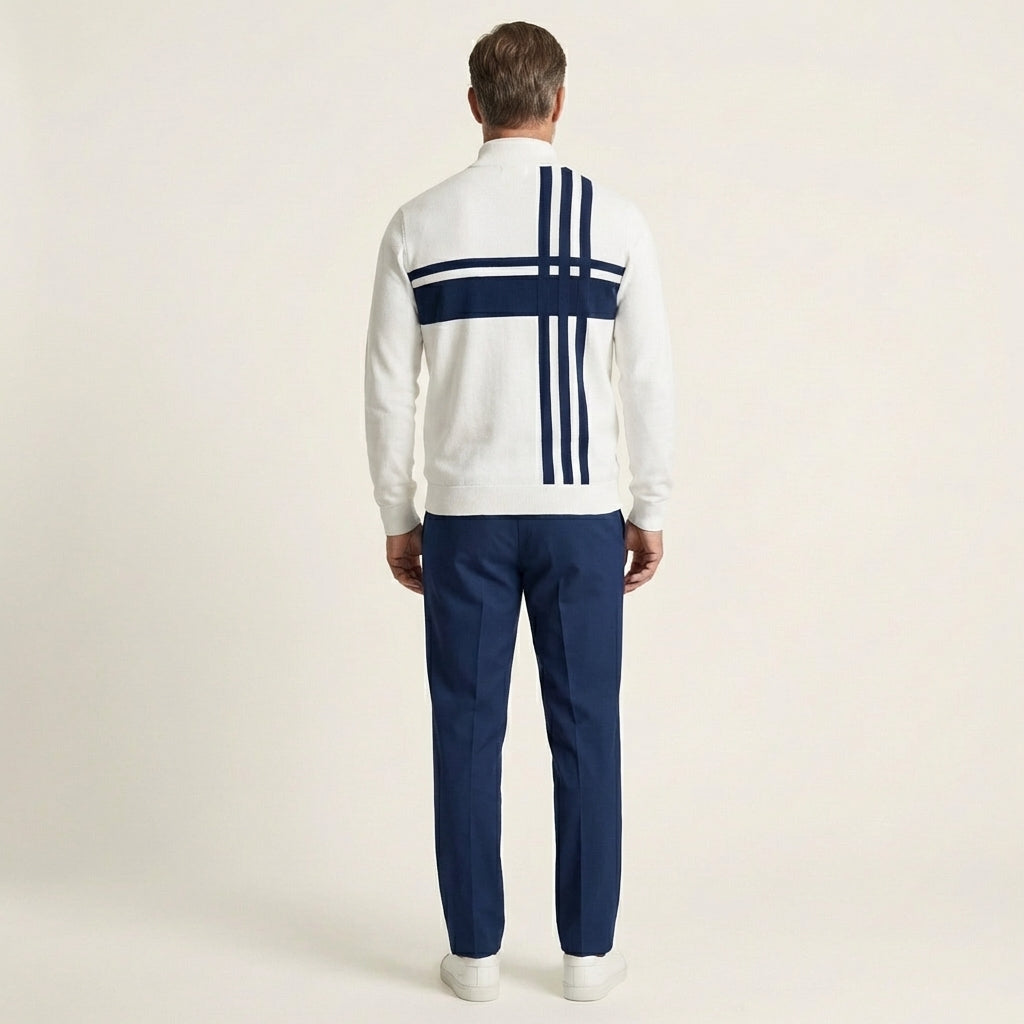 Victor | Quarter-Zip Sweatshirt and Tapered Pants Set