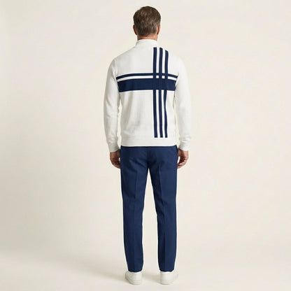 Victor | Quarter-Zip Sweatshirt and Tapered Pants Set