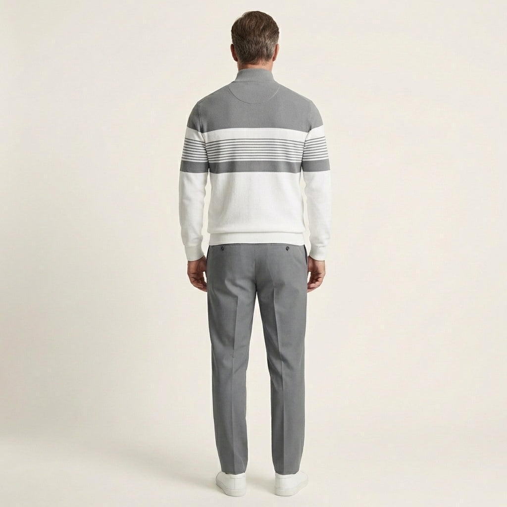 Victor | Quarter-Zip Sweatshirt and Tapered Pants Set