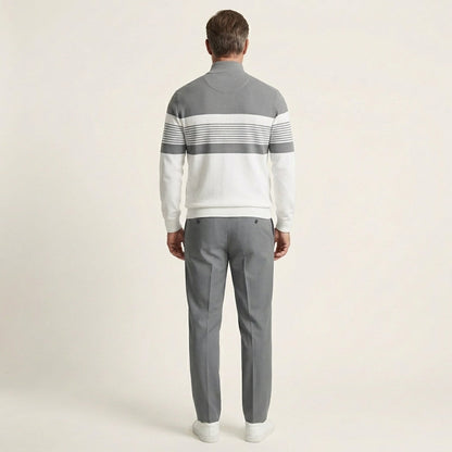 Victor | Quarter-Zip Sweatshirt and Tapered Pants Set
