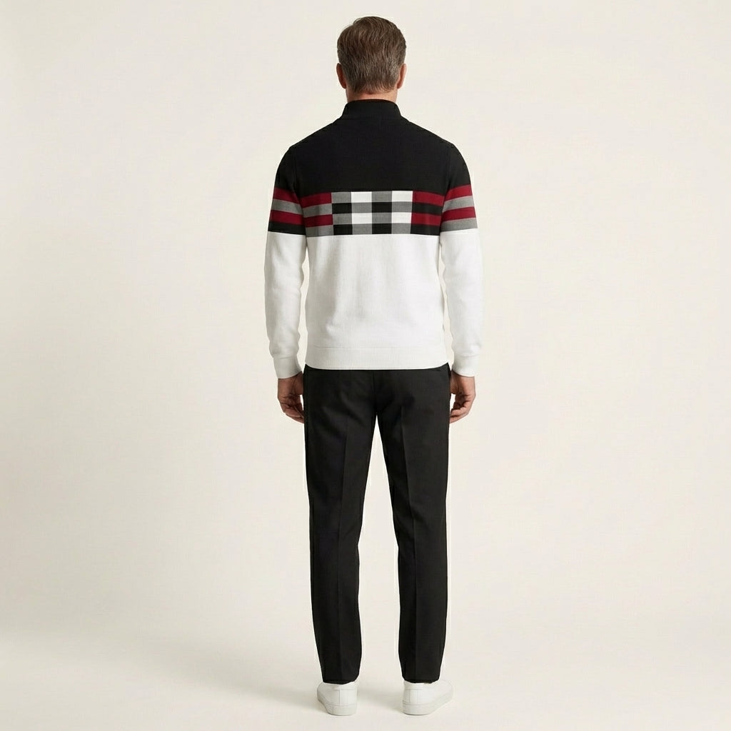 Victor | Quarter-Zip Sweatshirt and Tapered Pants Set