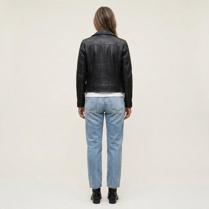 Donna | High-Rise Straight-Leg Cropped Jeans