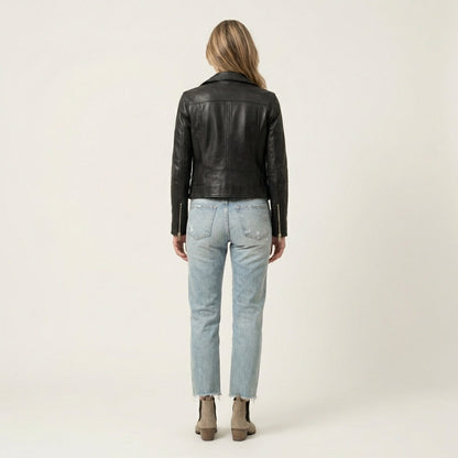 Donna | High-Rise Straight-Leg Cropped Jeans