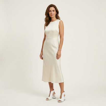 Dariana | Woven-Texture Peep-Toe Slingback Heel