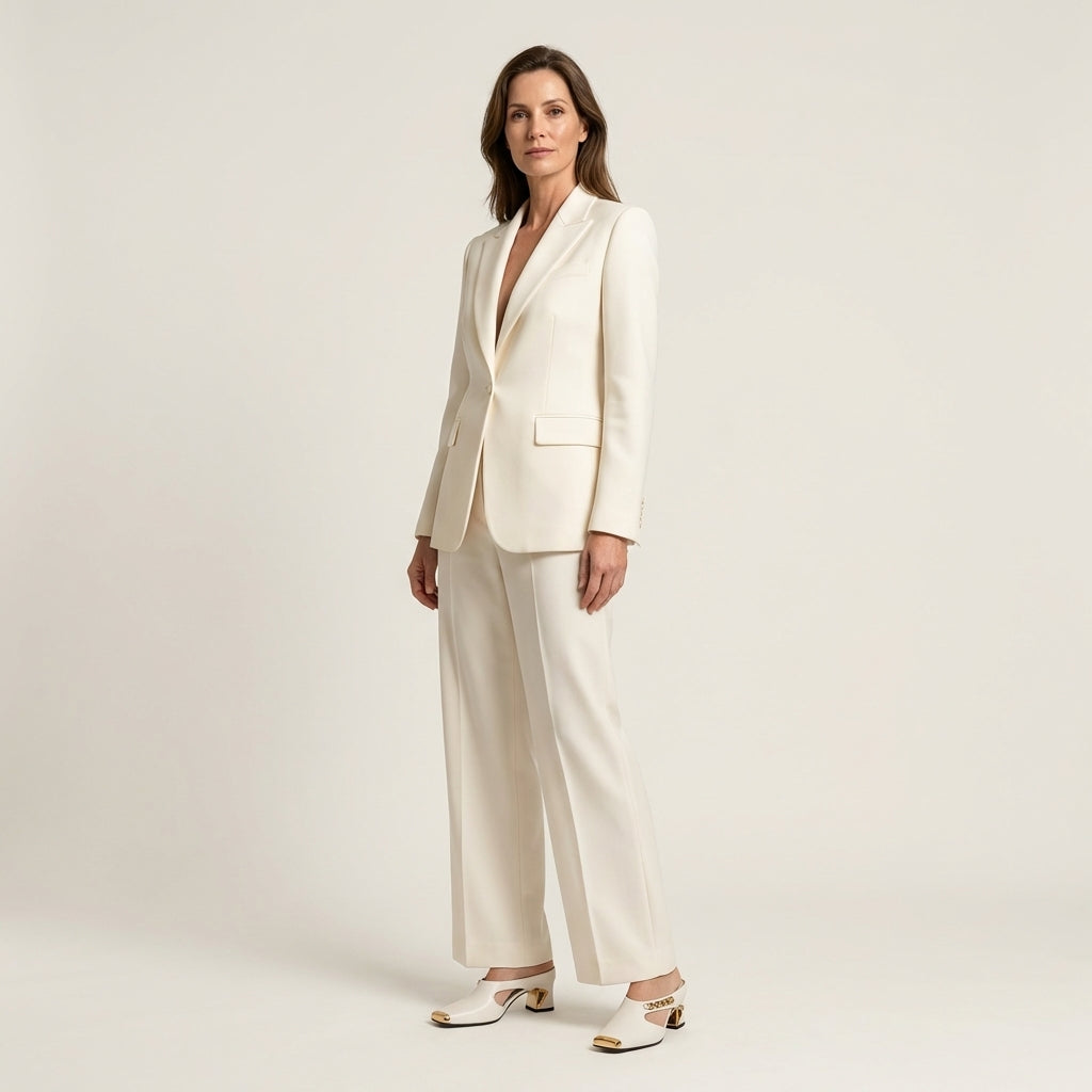 Nadine | Square-Toe Leather Mule