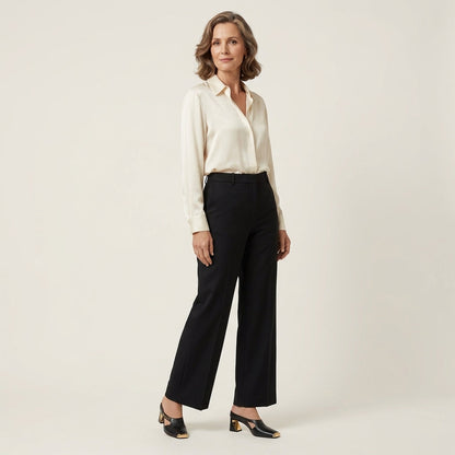 Nadine | Square-Toe Leather Mule