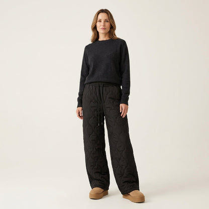 Ciela | Wide-Leg Quilted Pants