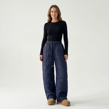 Ciela | Wide-Leg Quilted Pants