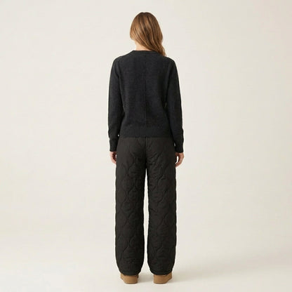 Ciela | Wide-Leg Quilted Pants