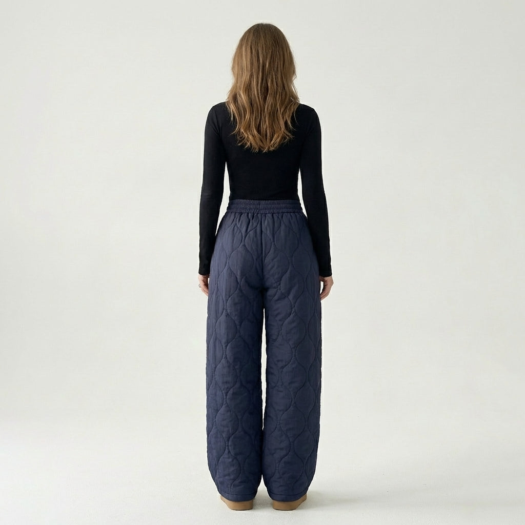 Ciela | Wide-Leg Quilted Pants