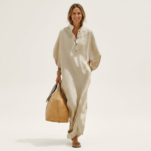Seraphim | Linen Maxi Dress