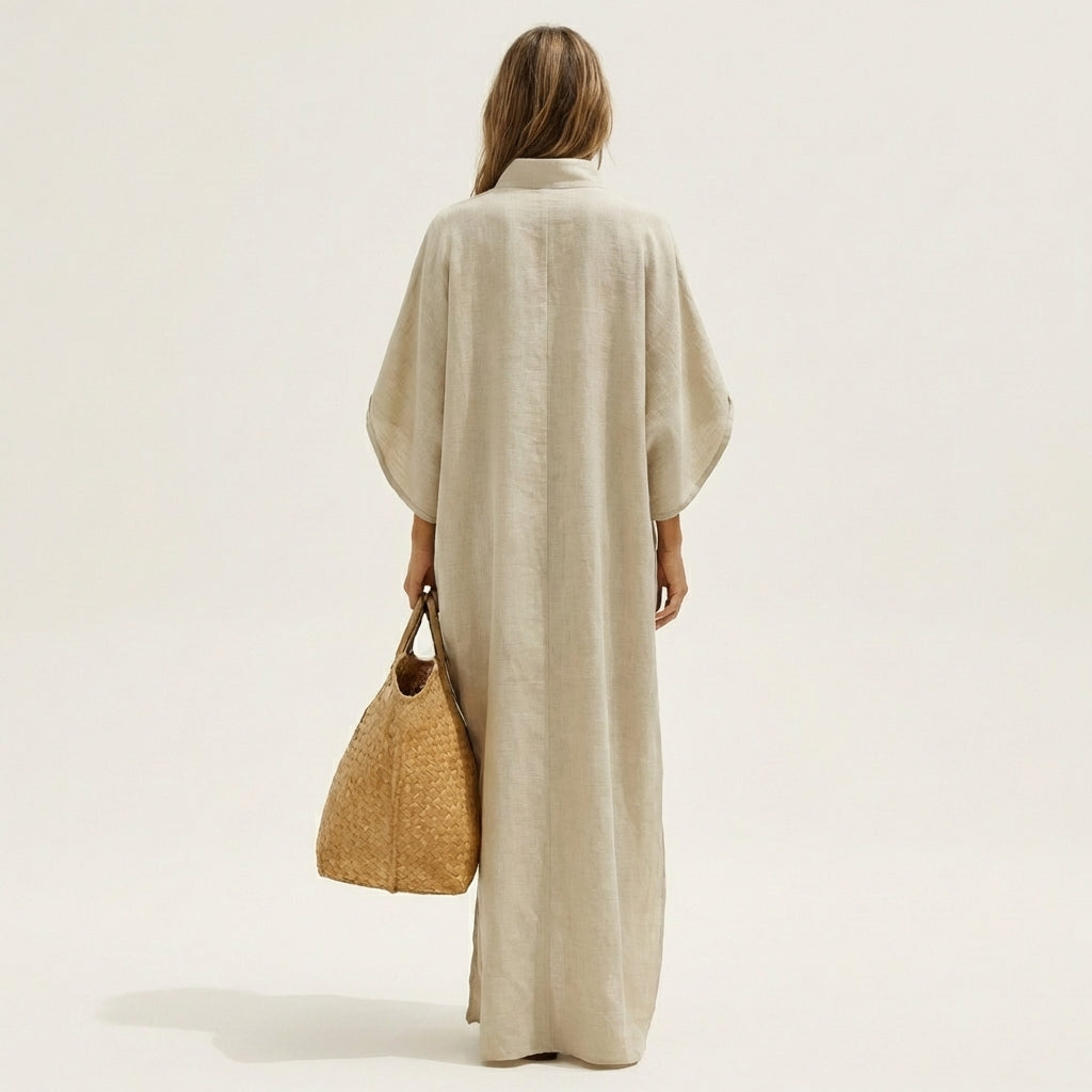 Seraphim | Linen Maxi Dress