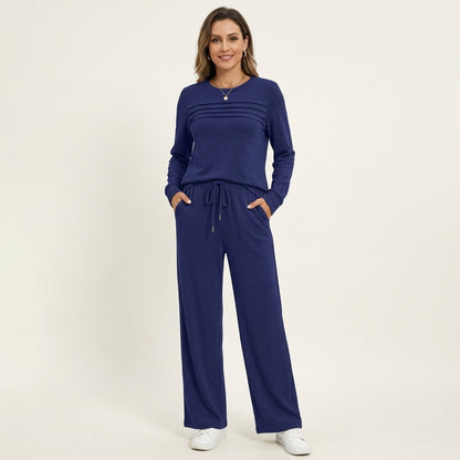 Yayanti | Pleated Sweatsuit Set
