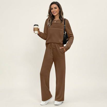 Yayanti | Pleated Sweatsuit Set