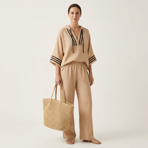 Chandani | Hooded Linen Set
