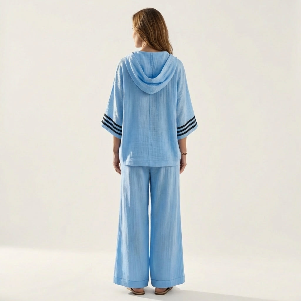 Chandani | Hooded Linen Set