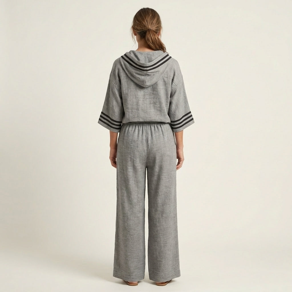 Chandani | Hooded Linen Set