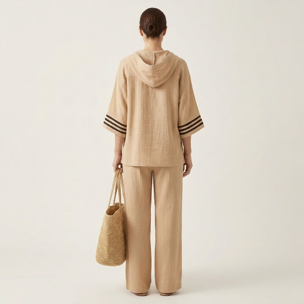 Chandani | Hooded Linen Set