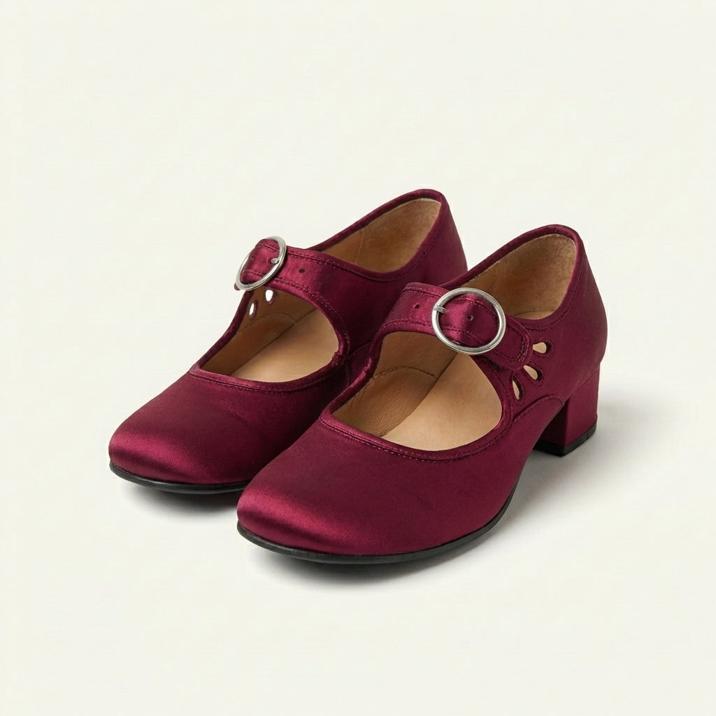 Glenette | Mary Jane Block Heel