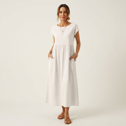 Kellyane | Linen Midi Dress