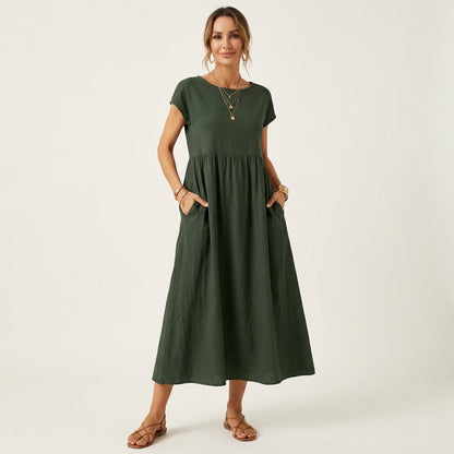 Kellyane | Linen Midi Dress
