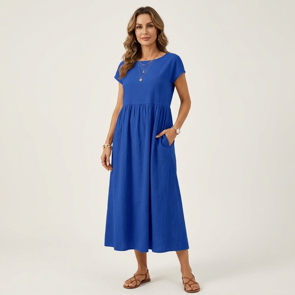 Kellyane | Linen Midi Dress