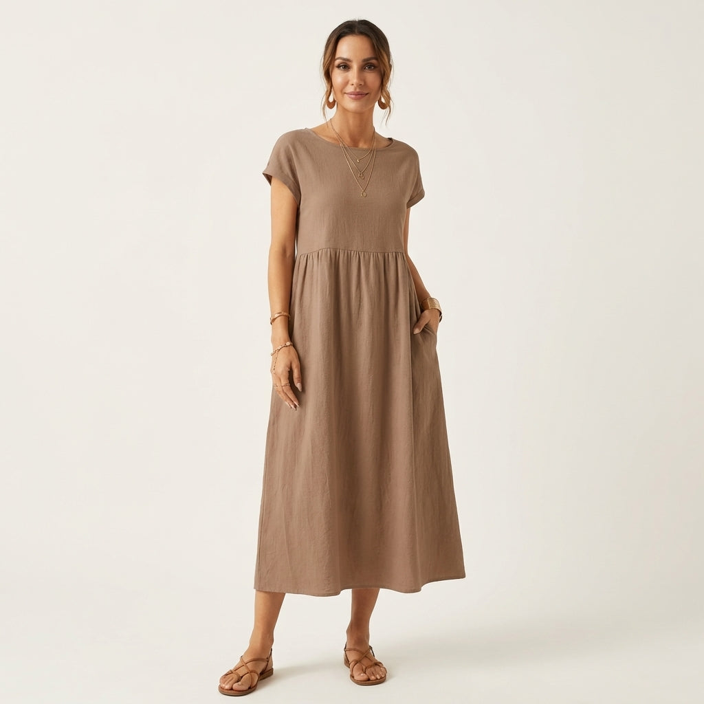 Kellyane | Linen Midi Dress