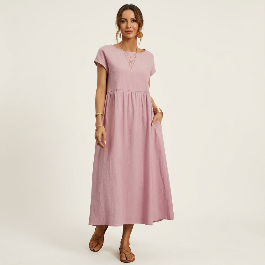 Kellyane | Linen Midi Dress