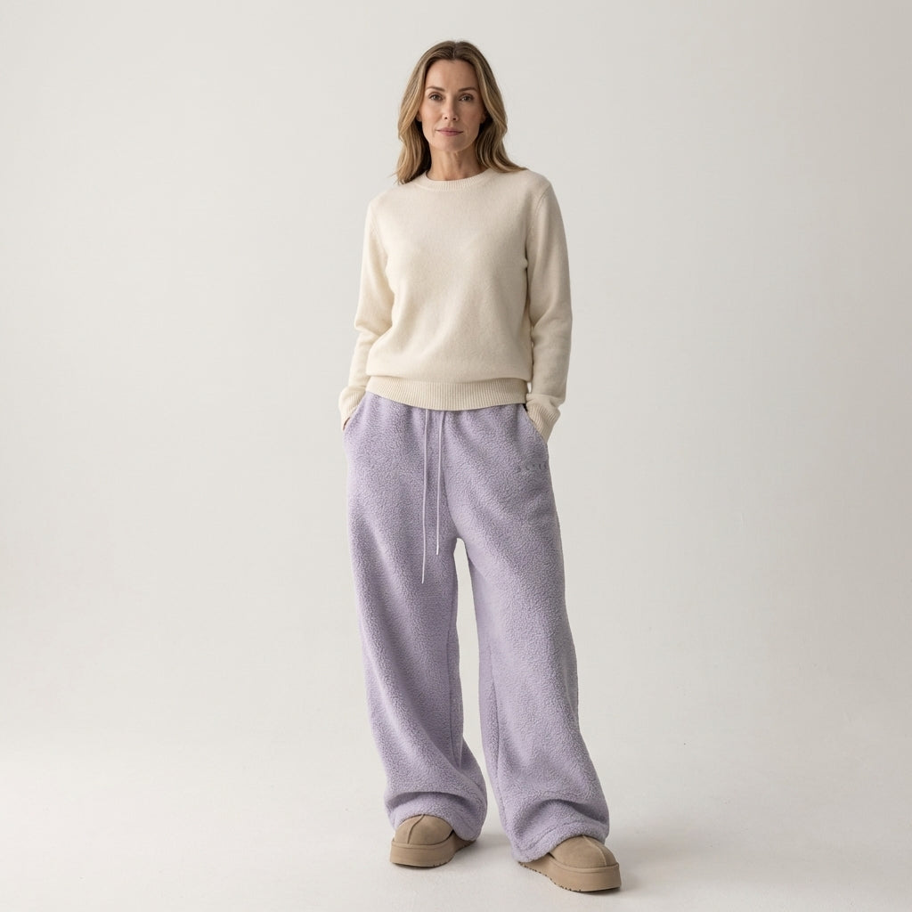 Emelda | Oversized Teddy Fleece Pants