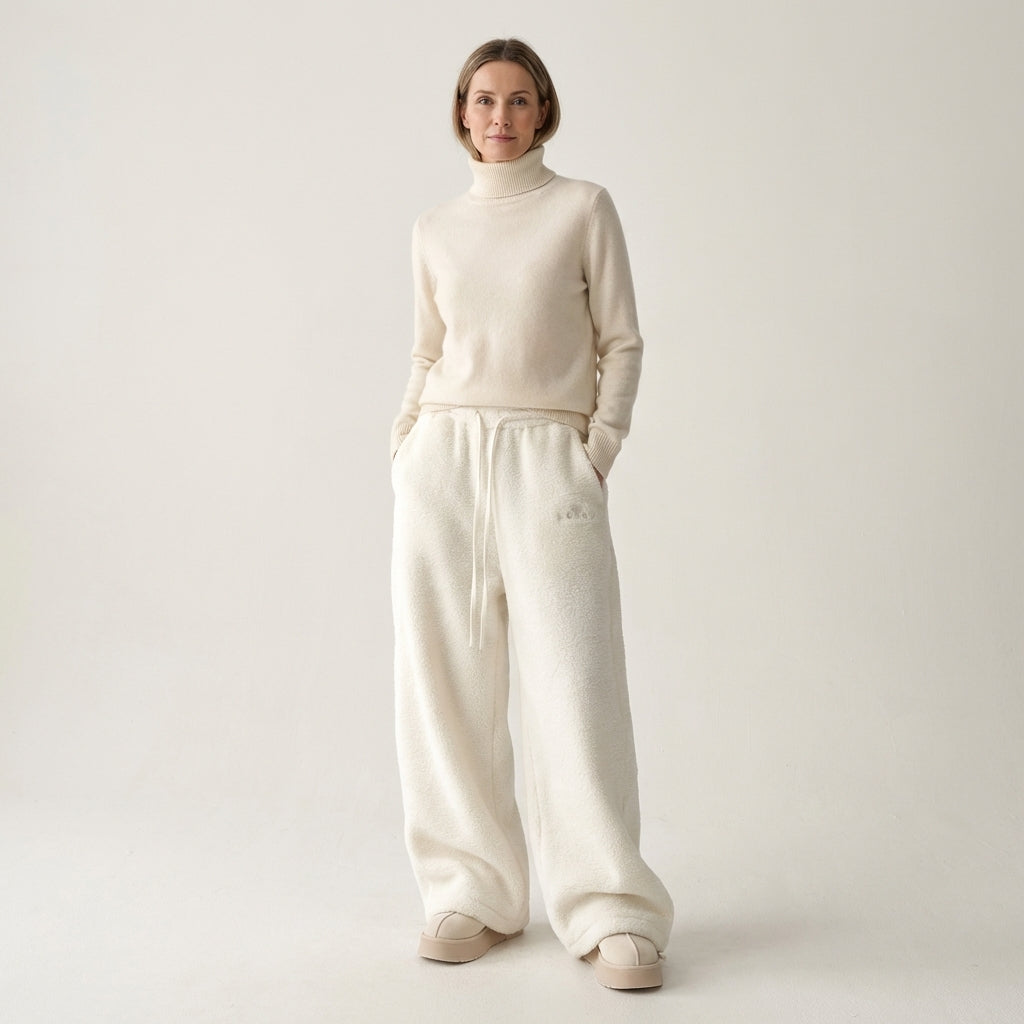 Emelda | Oversized Teddy Fleece Pants