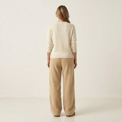 Emelda | Oversized Teddy Fleece Pants